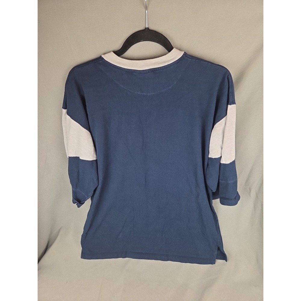 Vintage Dallas Cowboys NFL Football The Edge 3/4 Sleeve Blue Large T-Shirt - Picture 4 of 4